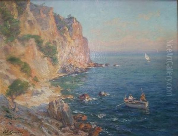 Cote Varoise Oil Painting by Adolphe-Louis Gaussen