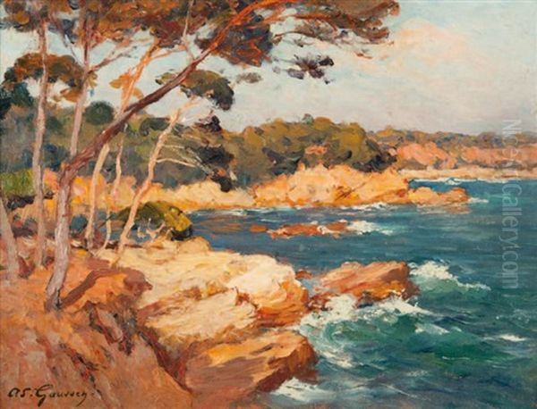 Cote Varoise Oil Painting by Adolphe-Louis Gaussen