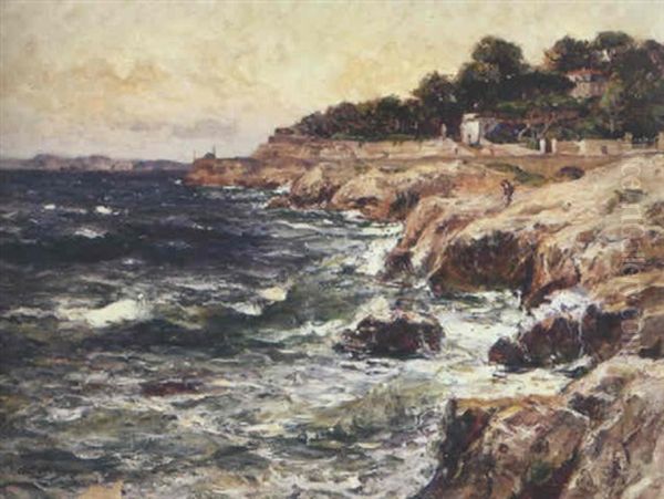 La Ciotat Oil Painting by Adolphe-Louis Gaussen