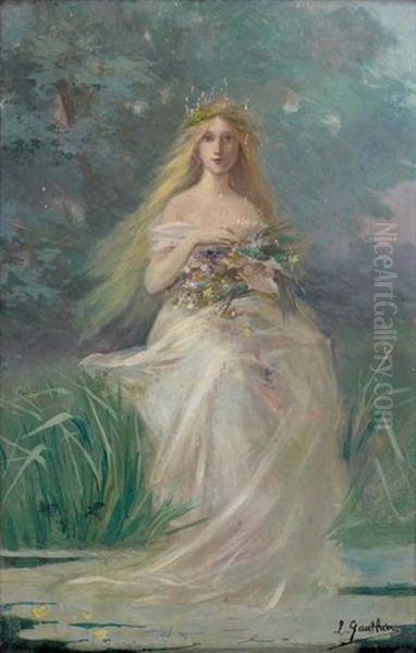 Printemps Oil Painting by Leon Ambroise Gauthier