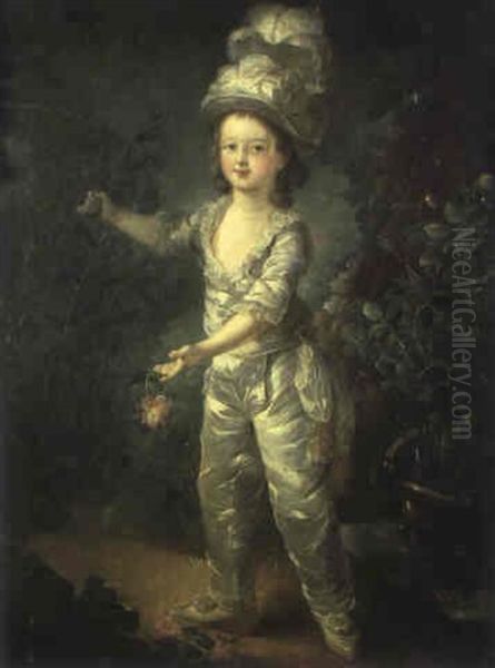 Portrait Presume Du Dauphin Oil Painting by Jean-Baptiste Andre Gautier d'Agoty