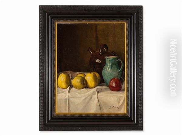 Still Life Oil Painting by Firmin Gautier