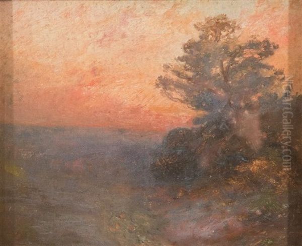 Twilight, Cragsmoor, Ny Oil Painting by Edward B. Gay