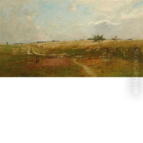 The Grain Field Oil Painting by Edward B. Gay