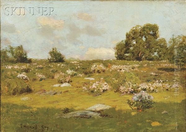 Fields Oil Painting by Edward B. Gay