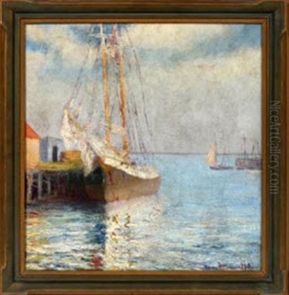 Gloucester Oil Painting by George Howell Gay