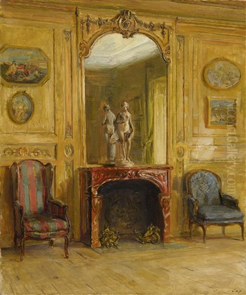 French Salon Oil Painting by Walter Gay