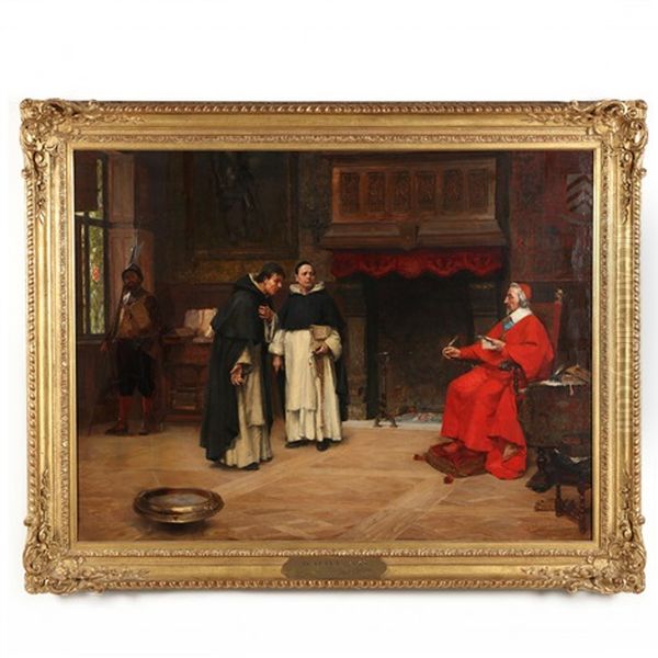 Petition To Richelieu Oil Painting by Walter Gay