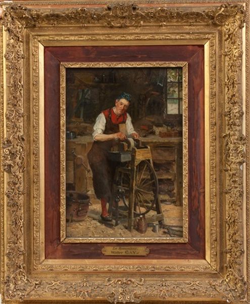 Le Remouleur Oil Painting by Walter Gay