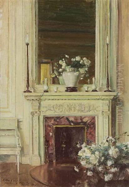 Room In The Villa Sylvia Oil Painting by Walter Gay