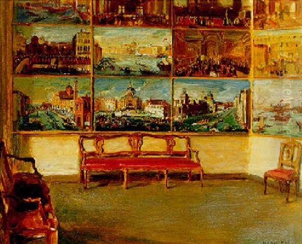 Palazzo Quirini Stampaglio Oil Painting by Walter Gay