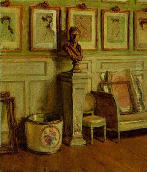 Le Buste, Chez Hellen Oil Painting by Walter Gay