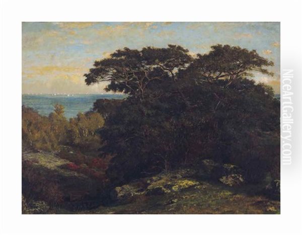 View Of A Bay Oil Painting by Winckworth Allan Gay