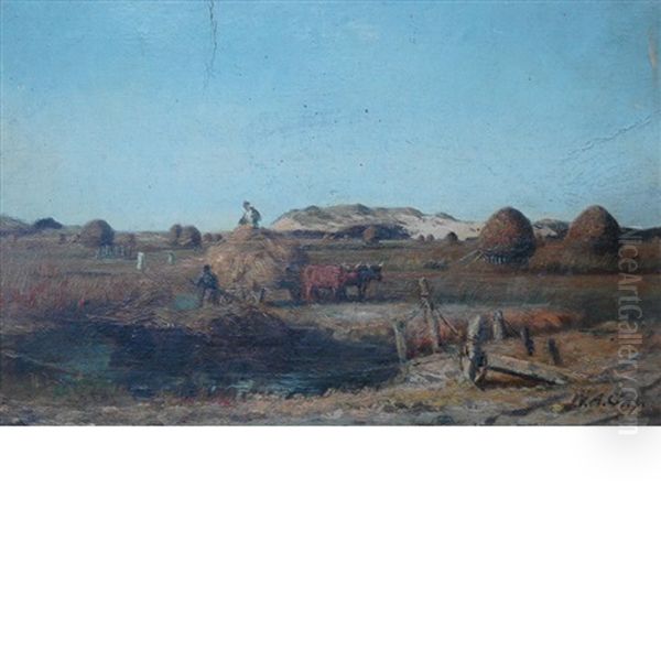 Great Marshes, West Barnstable Oil Painting by Winckworth Allan Gay