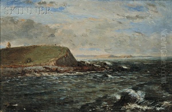 A View Off The Massachusetts South Shore, Winthrop Or Hingham? Oil Painting by Winckworth Allan Gay