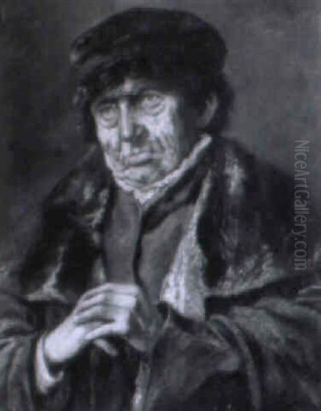 Im Gebet Oil Painting by Eduard (Karl-Franz) von Gebhardt