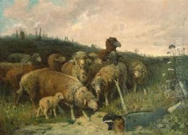 Ein Gefallener Held Oil Painting by Otto Friedrich Gebler