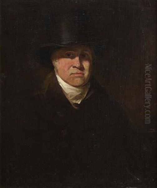 Portrait Of Gentleman, Traditionally Believed To Be Andrew Plimer Oil Painting by Andrew Geddes