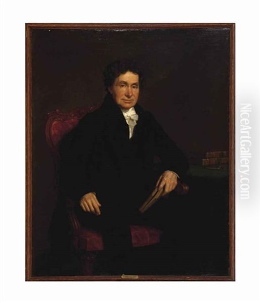 Portrait Of James Lorimer Oil Painting by Andrew Geddes