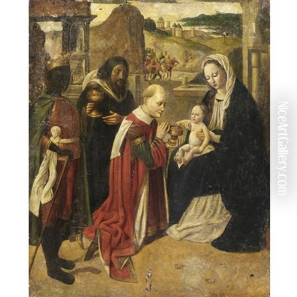 Adorazione Dei Magi Oil Painting by  Geertgen tot Sint-Jans