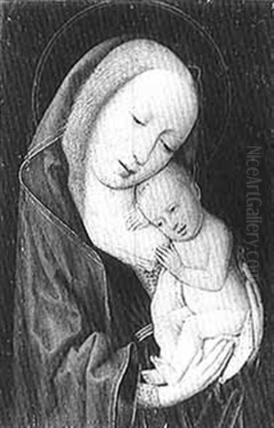 Madonna And Child Oil Painting by  Geertgen tot Sint-Jans