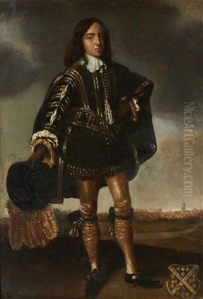 Portrait Presume D'un Marquis De Peze Oil Painting by Wybrand Simonsz de Geest the Elder