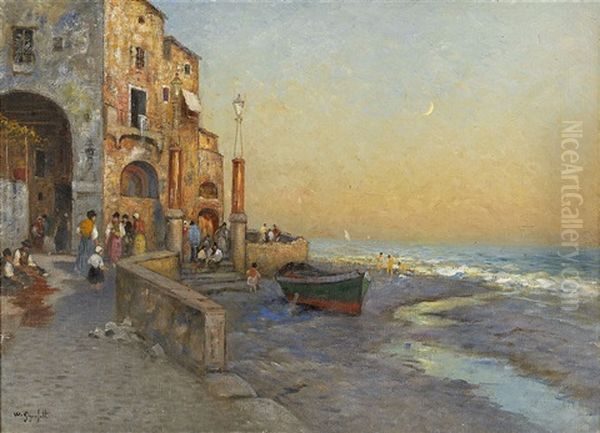 I Utkanten Av Venedig Oil Painting by Wilhelm von Gegerfelt