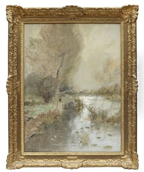 Franskt Landskap Oil Painting by Wilhelm von Gegerfelt