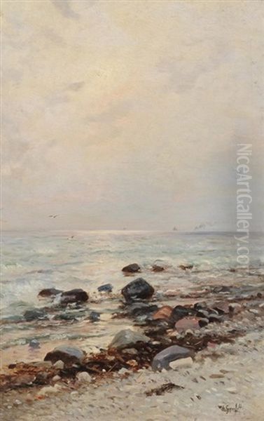 Weite Kustenlandschaft Oil Painting by Wilhelm von Gegerfelt