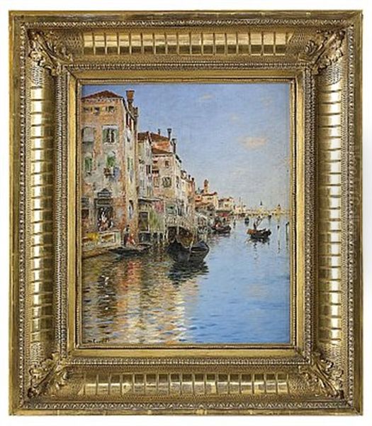 Vy Fran Venedig Oil Painting by Wilhelm von Gegerfelt