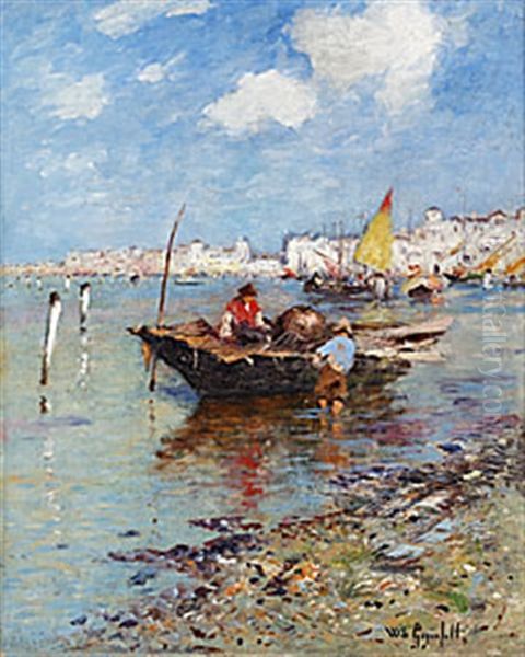 Fiskare, Venedig Oil Painting by Wilhelm von Gegerfelt