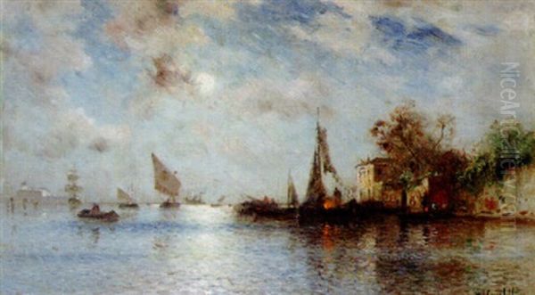 Mansken I Venedig Oil Painting by Wilhelm von Gegerfelt