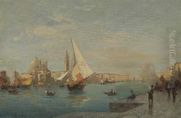 Venezianisches Capriccio Oil Painting by Jacob Gehrig