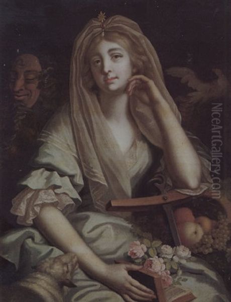 Allegorie Der Hoffnung Oil Painting by Conrad Geiger