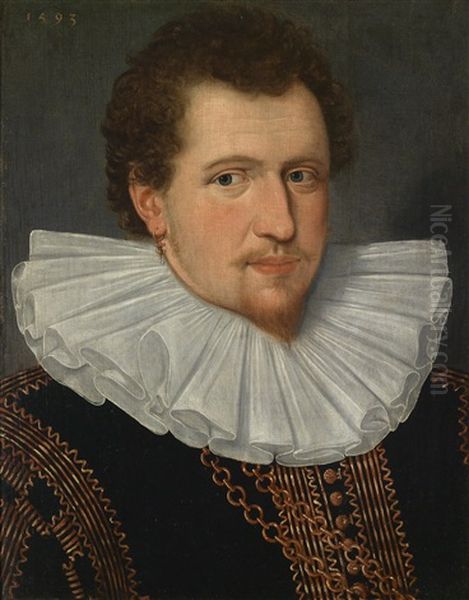 Bildnis Eines Herrn by Gortzius Geldorp