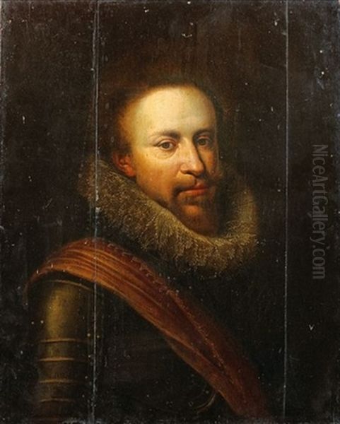 Portrait Du Prince De Nassau Oil Painting by Gortzius Geldorp