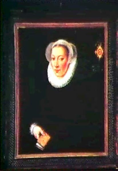 Portrait Of A Lady, Aged 39 Oil Painting by Gortzius Geldorp