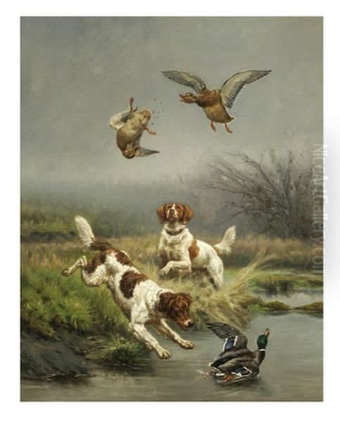 Duck Hunting by Jules Bertrand Gelibert