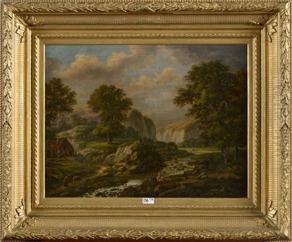 Paysage Anime Oil Painting by Maximilien Lambert Gelissen