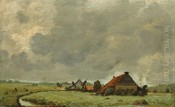 Dreigende Lucht Oil Painting by Jos van Genegen