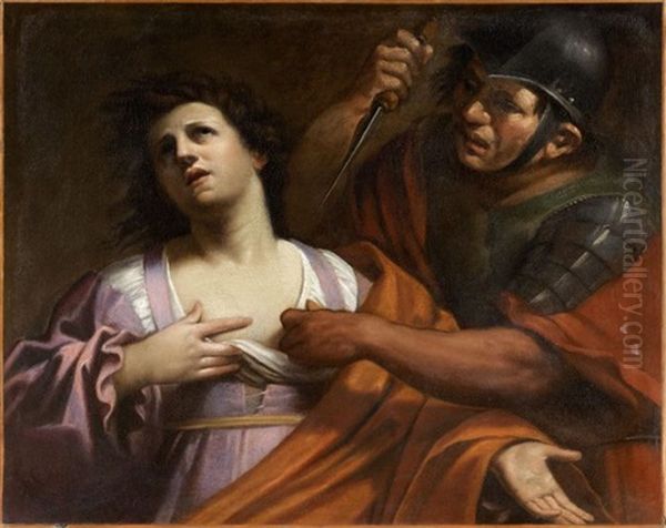 Tarquin Et Lucrece Oil Painting by Benedetto Gennari the Elder