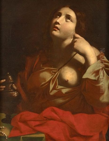 La Madeleine Penitente Oil Painting by Benedetto Gennari the Younger