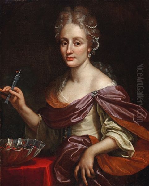 Portia Oil Painting by Benedetto Gennari the Younger