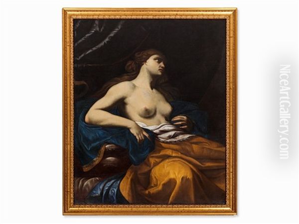 The Death Of Cleopatra Oil Painting by Benedetto Gennari the Younger