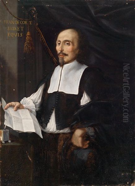 Bildnis Des Francesco Corte Oil Painting by Benedetto Gennari the Younger