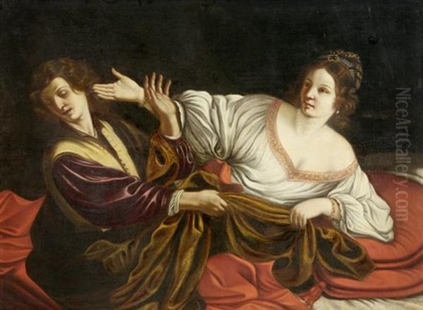 Joseph Und Die Frau Von Putiphar Oil Painting by Benedetto Gennari the Younger