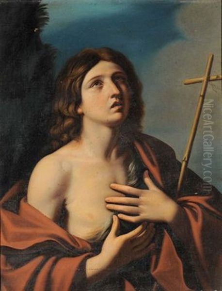 San Giovanni Battista Oil Painting by Benedetto Gennari the Younger