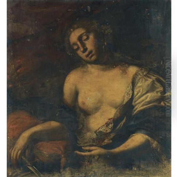 Lucretia Oil Painting by Benedetto Gennari the Younger