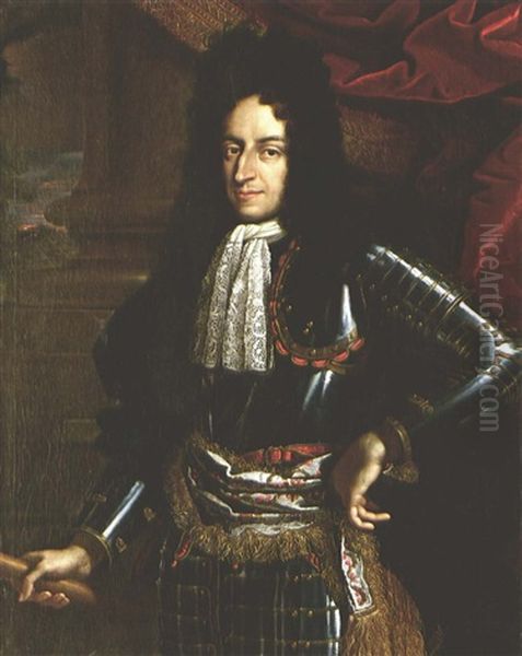 Portrat Des Kunftigen Konigs Wilhelm Iii. Von Grossbritannien, Als Statthalter Der Niederlande 1672-1702 Oil Painting by Benedetto Gennari the Younger