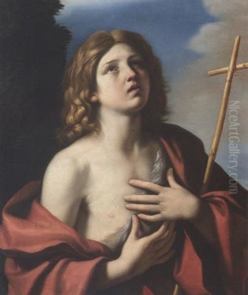 San Giovanni Battista Oil Painting by Benedetto Gennari the Younger